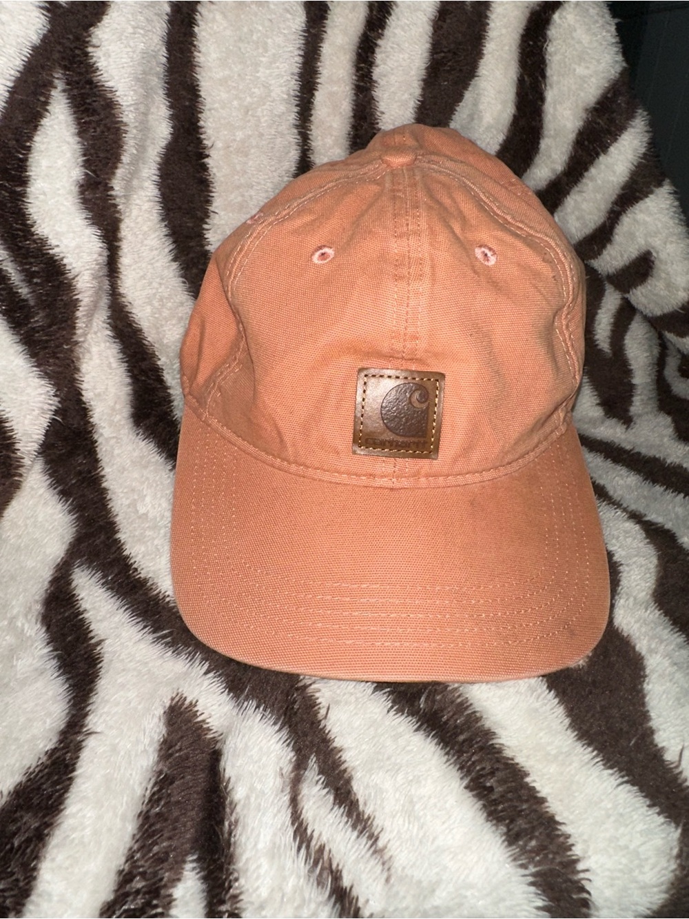 Carhartt Peach/Burnt Orange Adjustable Hat